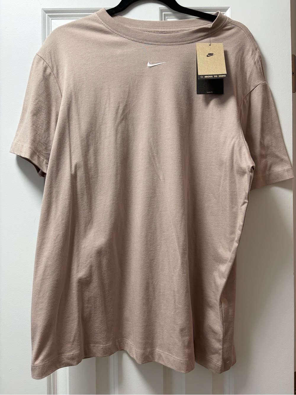 Nike Women’s Short-Sleeve Crew Tee in Light Taupe